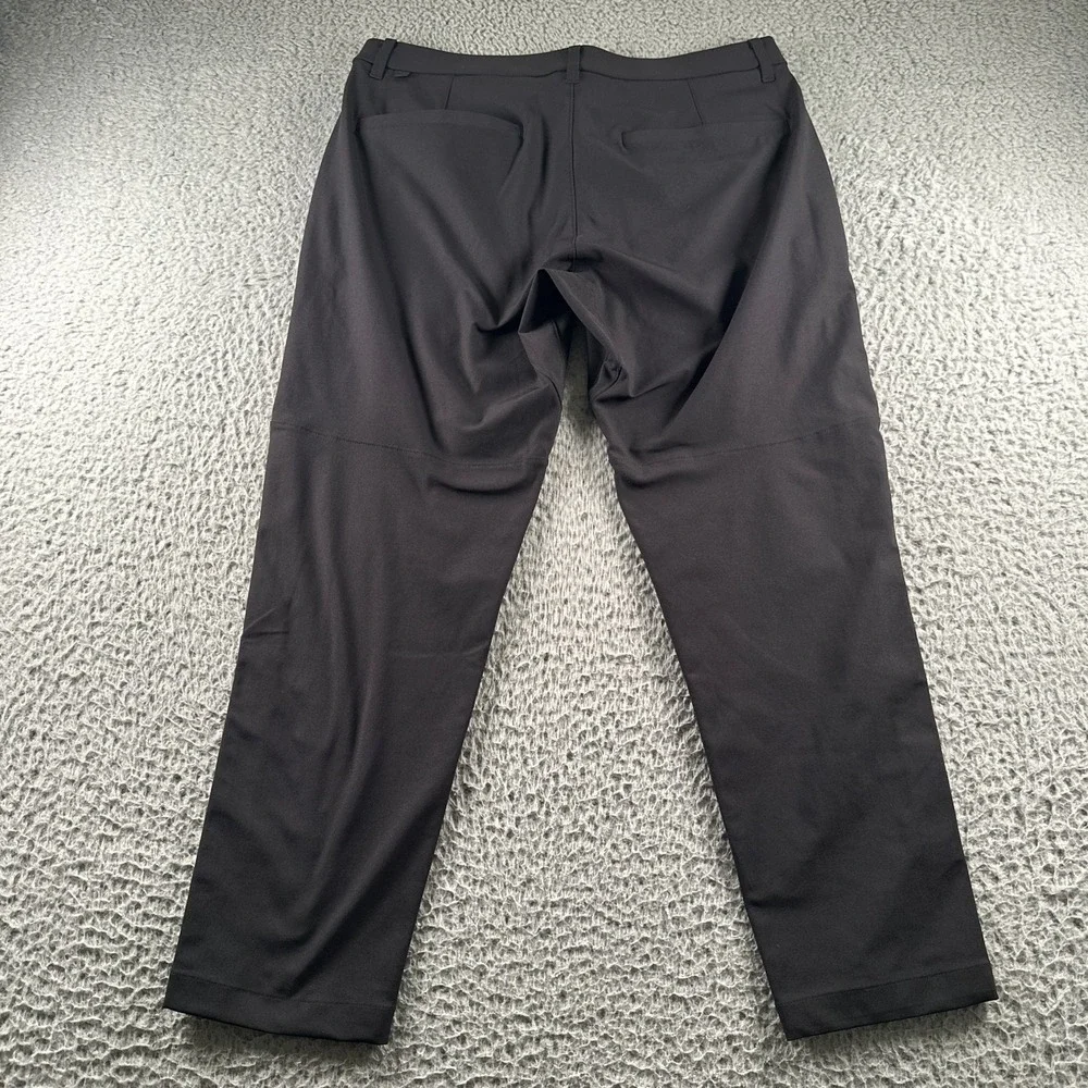 Lululemon Commission Pants Mens‎ 33 Black Stretch Tech Casual Golf Work Slim